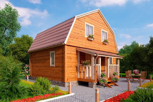 Зимний дом из бруса можно построить по довольно бюджетной стоимости за счет характеристик используемых материалов